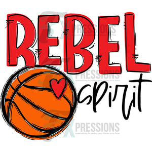 Rebel Spirit Red Basketball