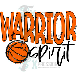 Warriors Spirit Orange Basketball