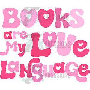 MAMA’S - books are my love language pink