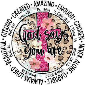 God Says you Are