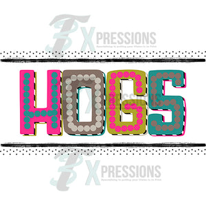 Hogs Retro Dots