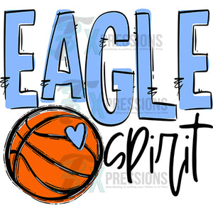 Team Go Spirit Eagle Basketball Columbia Blue