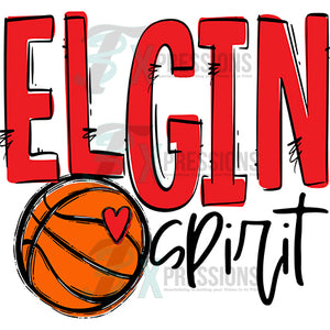 Team Go Spirit Elgin Basketball Red
