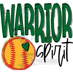 Team Go Spirit Warrior Green Softball