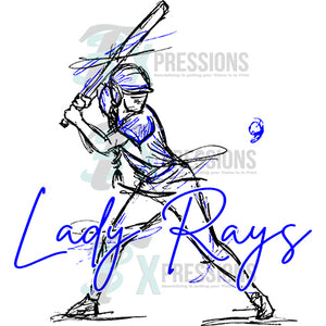 Personalized softball Sketch