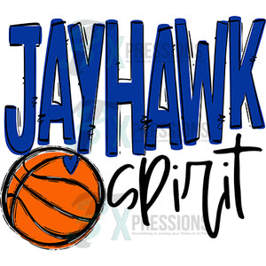 Team Go Spirit Jayjawl Basketball Royal Blue