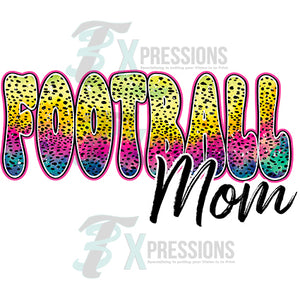 Football Mom multicolor