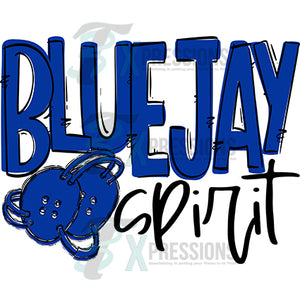 GO Team BlueJay Spirit blue wrestling