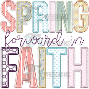 spring forward in Faith