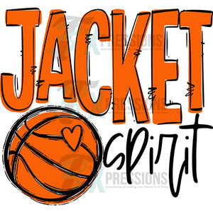 Team Go Spirit Jacket Basketball Orange