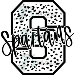 Personalized Varsity speckled Letter