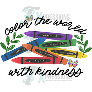 Color the world with Kindness Crayons