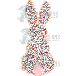 Pastel Floral Bunny