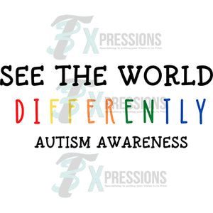 See the world differently autism