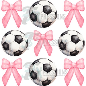 Soccer and Bows 3 rows