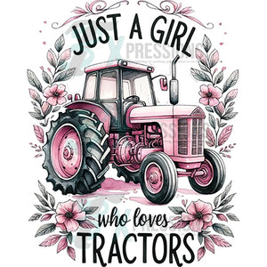 Just a girl who loves tractors