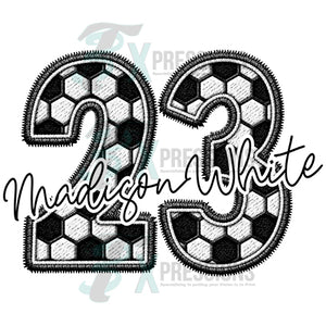 Personalized Soccer Nameand Number