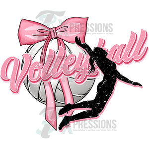 Volleyball bow Pink