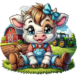 Country cow Farm girl