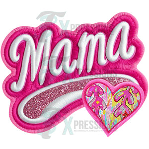 Mama Baseball Softball Pink