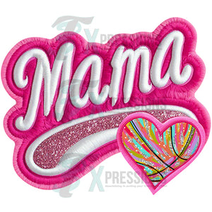 Mama Basketball Pink