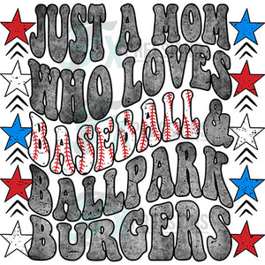 Baseball and Ballpark Burgers
