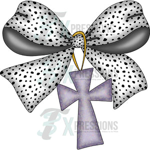 Coquette bow cross