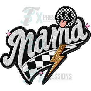 Checkered Retro Mama