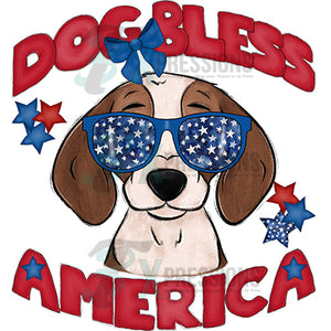 Dog Bless America Beagle
