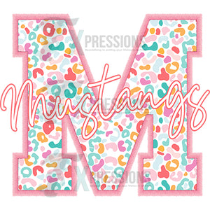 Personalized Bright Leopard Letter