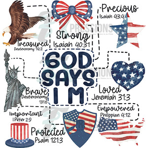 God Says I am Patriotic