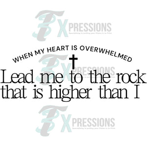 Lead me to the rock