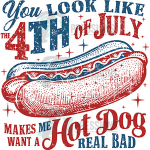 You look like the 4th of July hot dog