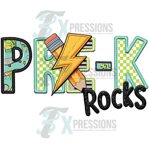 Pre-k Rocks -5th Rocks boy version