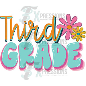 Third grade  flowers