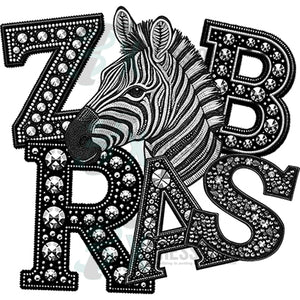 Zebras Rhinestone