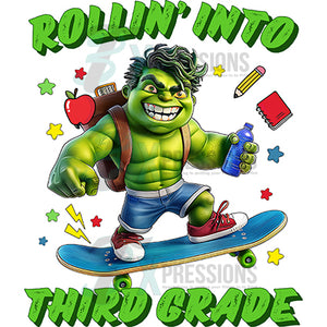 Rollin Into third grade Hulk