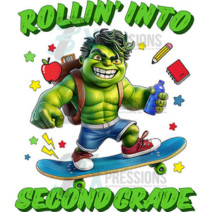 Rolling into second grade hulk