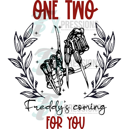 One two freddy's coming for you