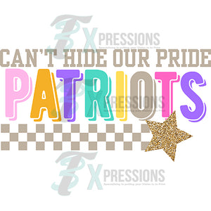 Can't stop that pride patriots