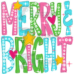 Colorful Merry and Bright