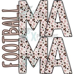 football Mama stacked