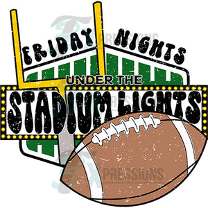 Friday nights stadium lights sign