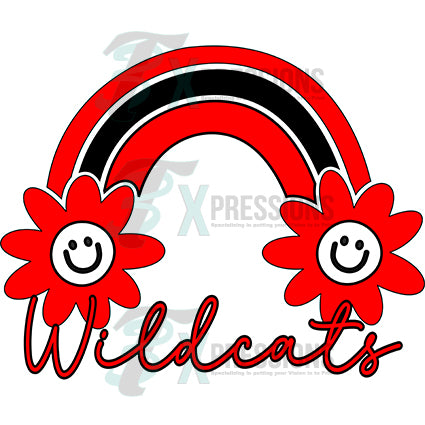 Personalized 2 color retro Rainbow