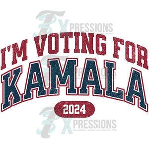 I'm voting for Kamala