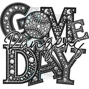 Personalized Bling Baseball Game Day