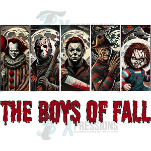 The boys of fall halloween