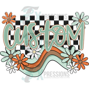 Personalized Boho Wave Cuomst