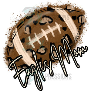 Personalized Leopard Football