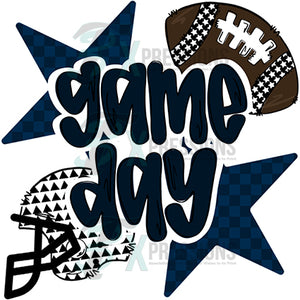 Game Day Stars Navy